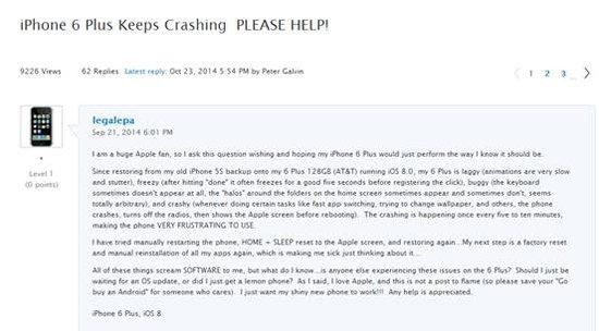 iPhone 6为啥罢工？