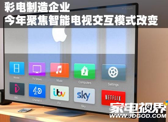 智能家居仍遥远 彩电企业聚焦交互模式改变