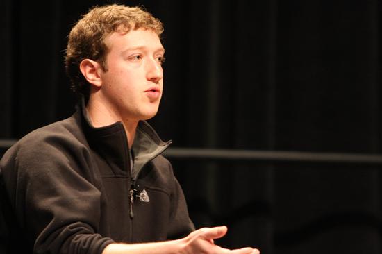 Facebook CEO马克·扎克伯格(Mark Zuckerberg)